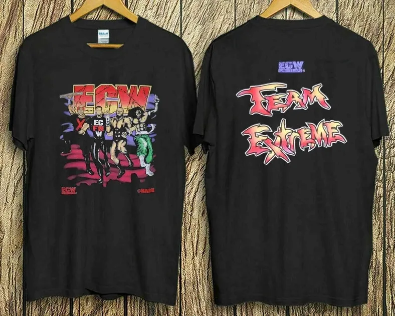 New Reprint Ecw team extreme t-shirt