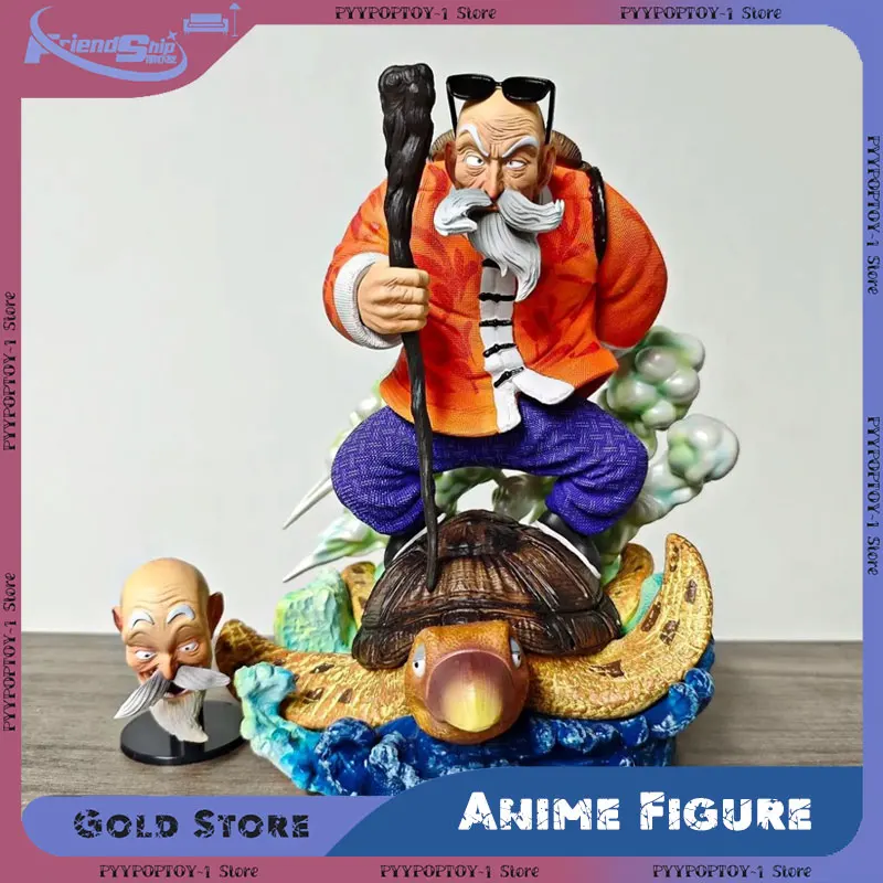 Figure Anime Dragon Ball Z Maestro Roshi Action Figure Kame Sennin Modello in PVC Collezione di decorazioni per il desktop Collezione di bambole Ragazzi Giocattoli Regali