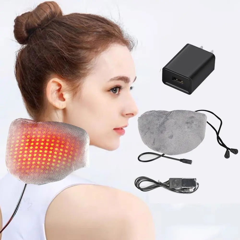 Portable Neck Pain Relieve Electric Neck Brace Adjustable Temperature Control Cervical Vertebra Warmer Soft Cervical Pillow