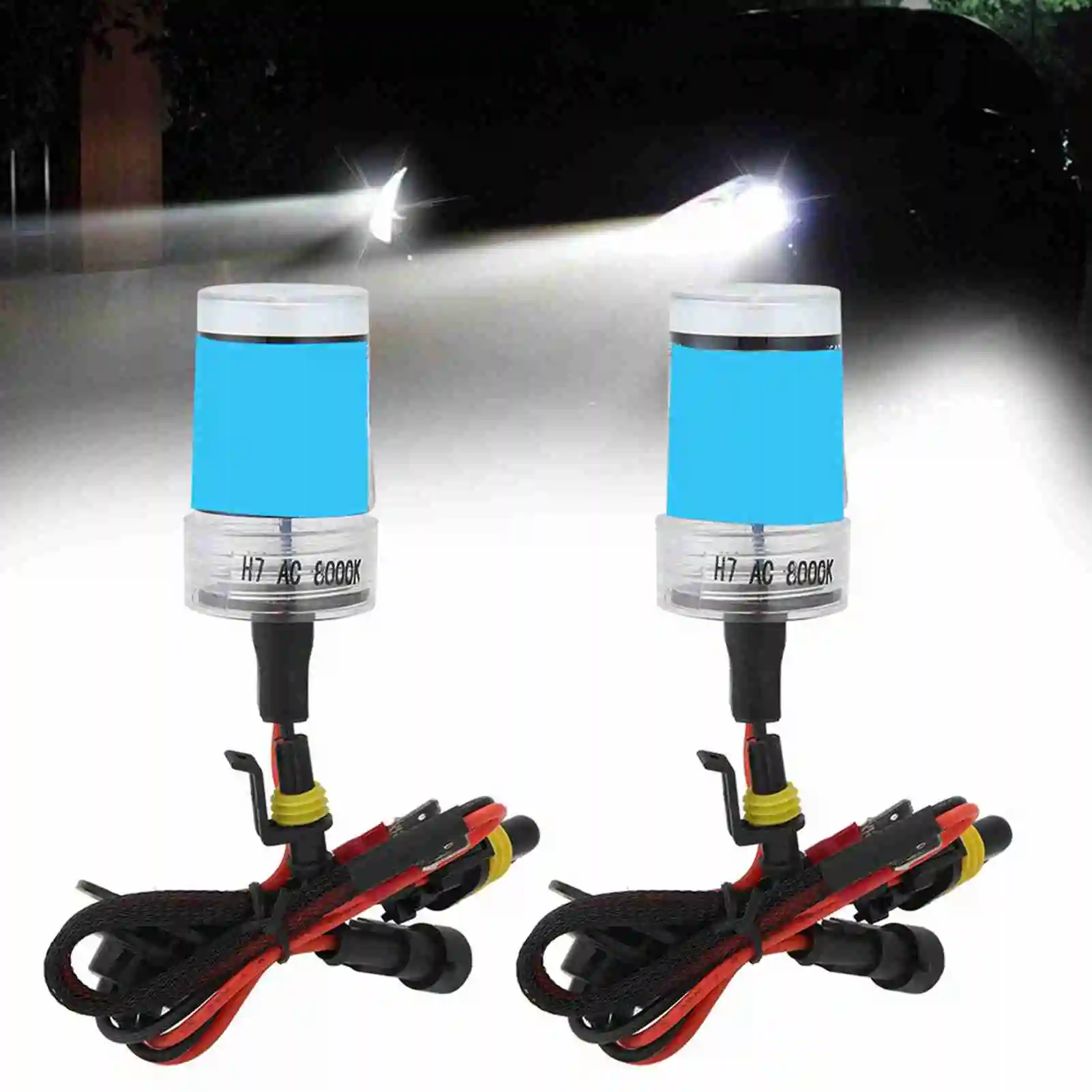 

Car Front Lamp Headlight Led Headlamp Xenon Lamp Xenon Headlight Kit Ultra Thin Silver Ballast Car H7 8000K 12V 55W Xenon Bulb