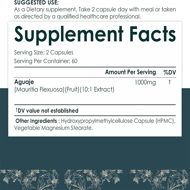 60 Capsules of Fruit Extract, 1000 Milligrams Per Serving, 100% Natural, Helps Support Overall Health - Non GMO