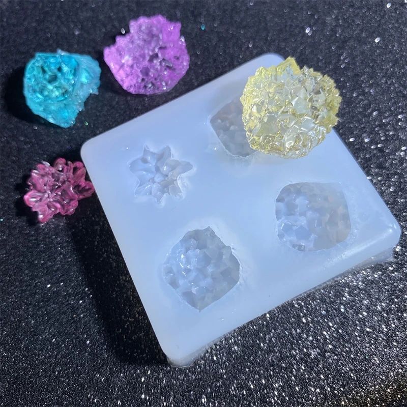 Crystal Stone Casting Mold Handmade DIY Crafts Jewelry Decoration Silicone Mould