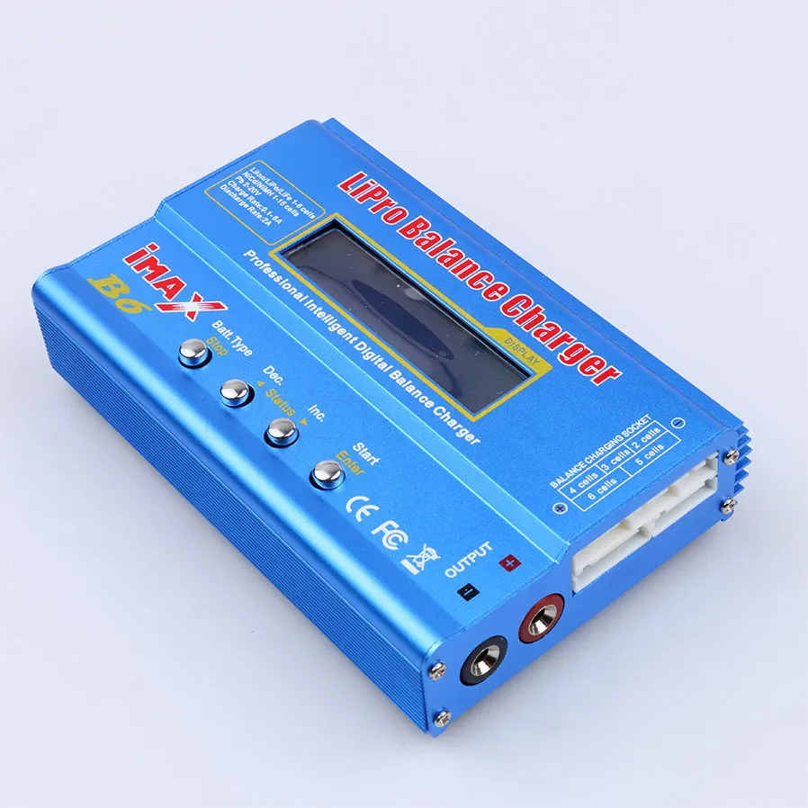 Digital Imax B6 80W Balance Charger T/Tamiya/XT60 Plug With 12V/5A DC Converter Adapter For RC Lipo NiMH NiCd Li-ion Battery