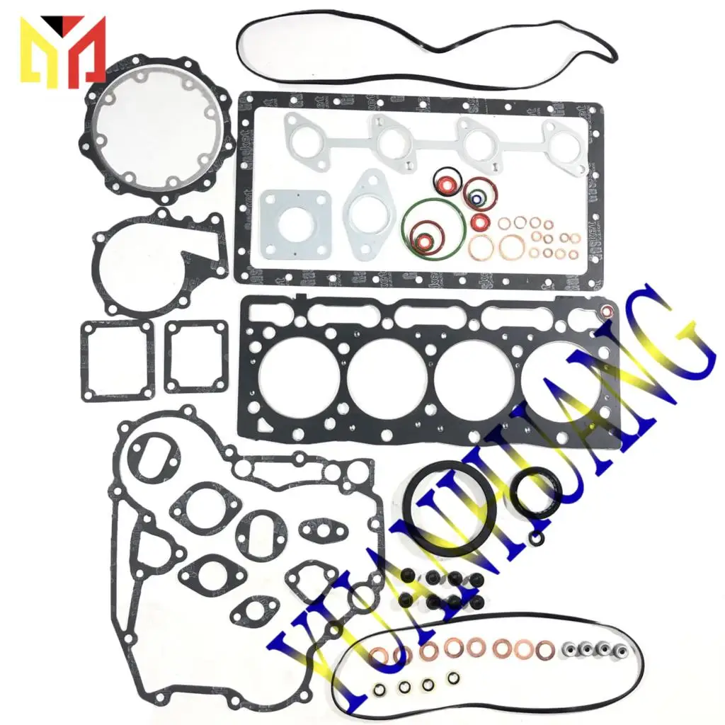 V1405 Rebuild Kit Overhual Gasket Set for Kubota Engine TCM 605 606 Loader Excavator Tracotr Repair Fits