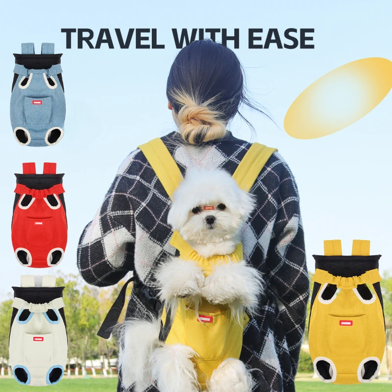 

Fashion Cat Dog Backpacks Mesh Backpack for Cat, Breathable and Lightweight Portable Pet Bag for Outdoor Comfort Dog Moving Bag