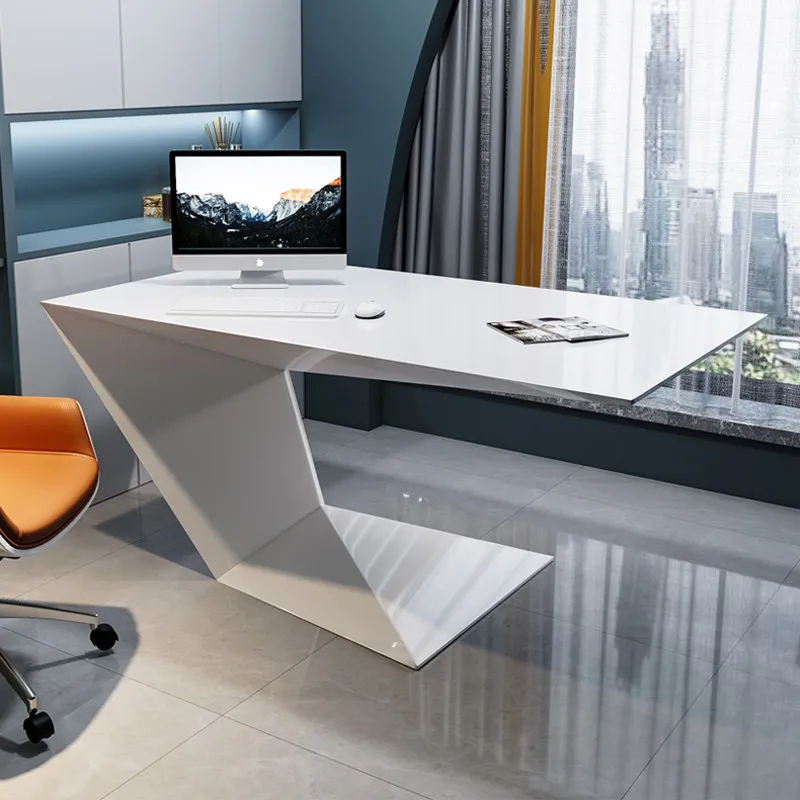 Designer Storage Executive Desk White Strong Luxury Modern Office Desks Drawers Cheap Large Mesa De Escritorio Office Furniture