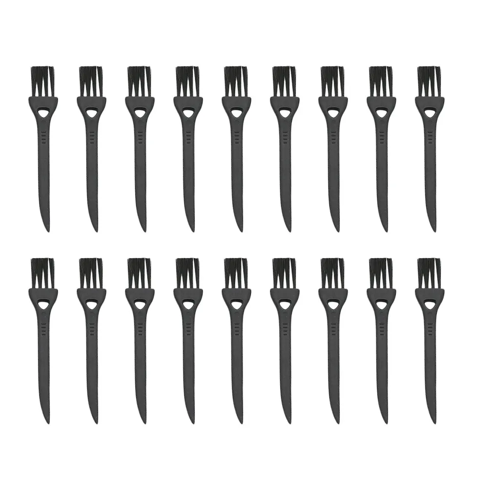 50Pcs Computer Cleaning Brush Black Handle Soft Hair Keyboard Dust Remover Electronic Device Screen Laptop Microwave Cleaner