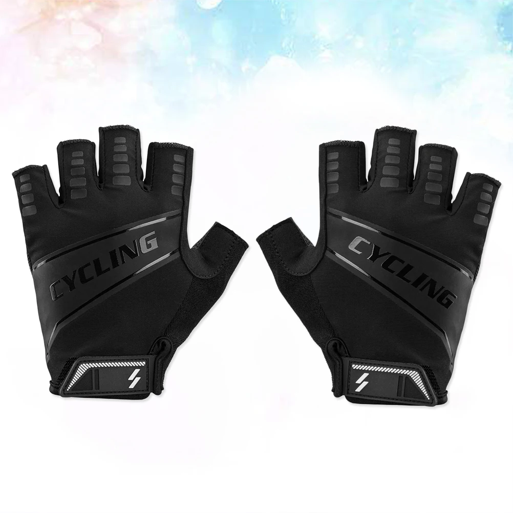 

Breathable Cycling Gloves Cycle Bicycle Men Biking Gym Women Bike Riding Fingerless for