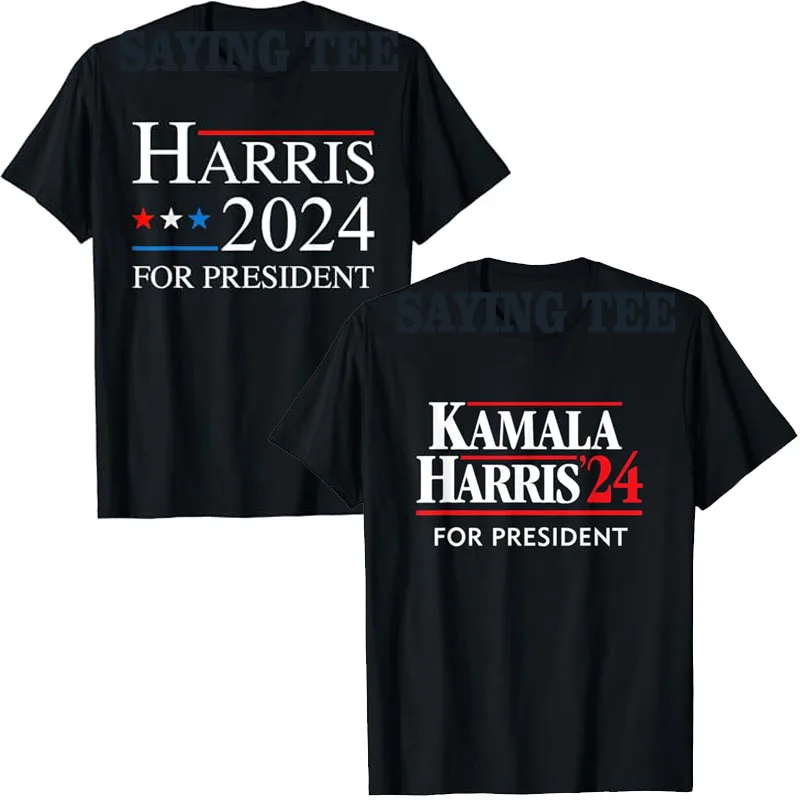 

Kamala Harris 2024 for President Election Campaign T-Shirt Harris '24 for President Letters Printed Saying Tee Short Sleeve Tops