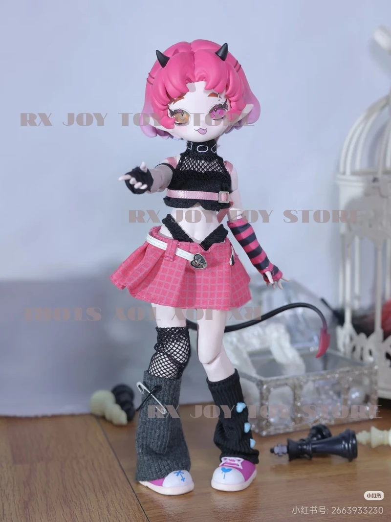 데빌스 코너 BJD 피규어 일곱 가지 대죄 BJD 인형 모델 장난감 창의적인 장식품 귀여운 소녀의 데빌스 코너 BJD 인형 선물