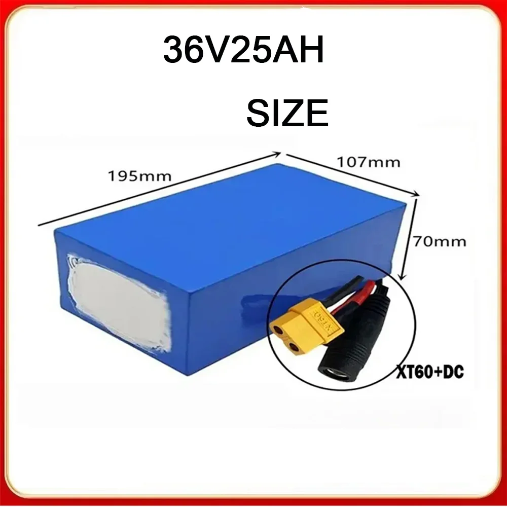 36V 10S5P14-25Ah 1000W Lithium Battery with High Power Original Design And Integrated BMS