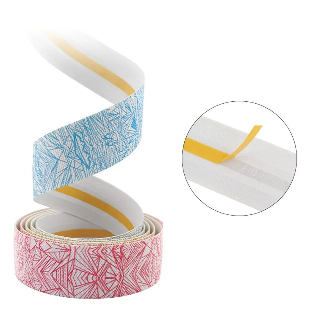Two Rolls Ice Cracks Cycling Handlebar Tape with Handle Blocking Gradient Color Handle Bar Tapes Shock Absorption