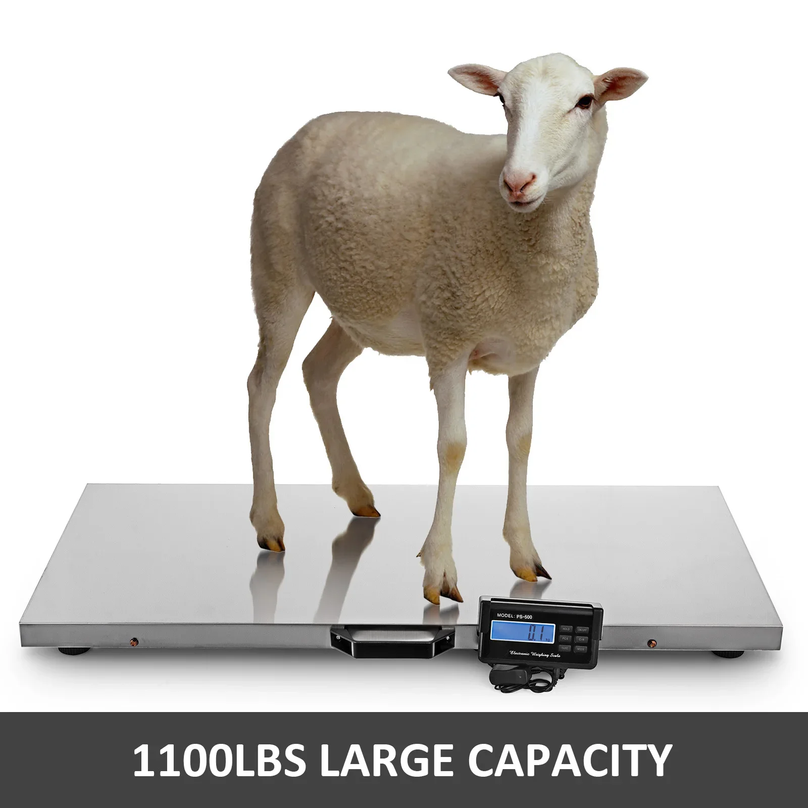 Stainless Steel Large Pet Weight Weighing 500kg Grazing Electronic Table Scale