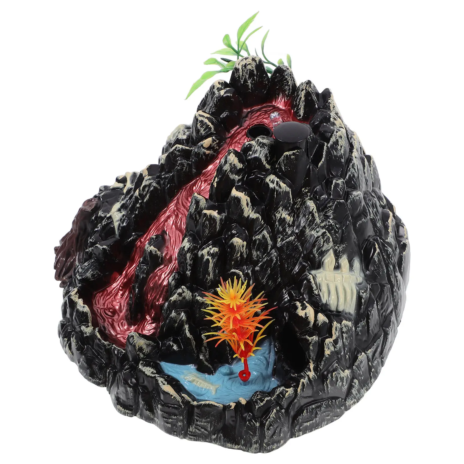 

Электрический вулкан с эффектом выделения пара, имитация извержения вулкана со светом и звуками динозавров для детского обучения и создания ландшафта