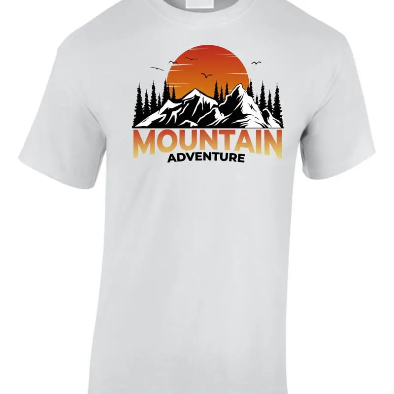 

Men'S Funny Hiking T Shirt Rambling Walking Outdoors Trail Mountain Adventure