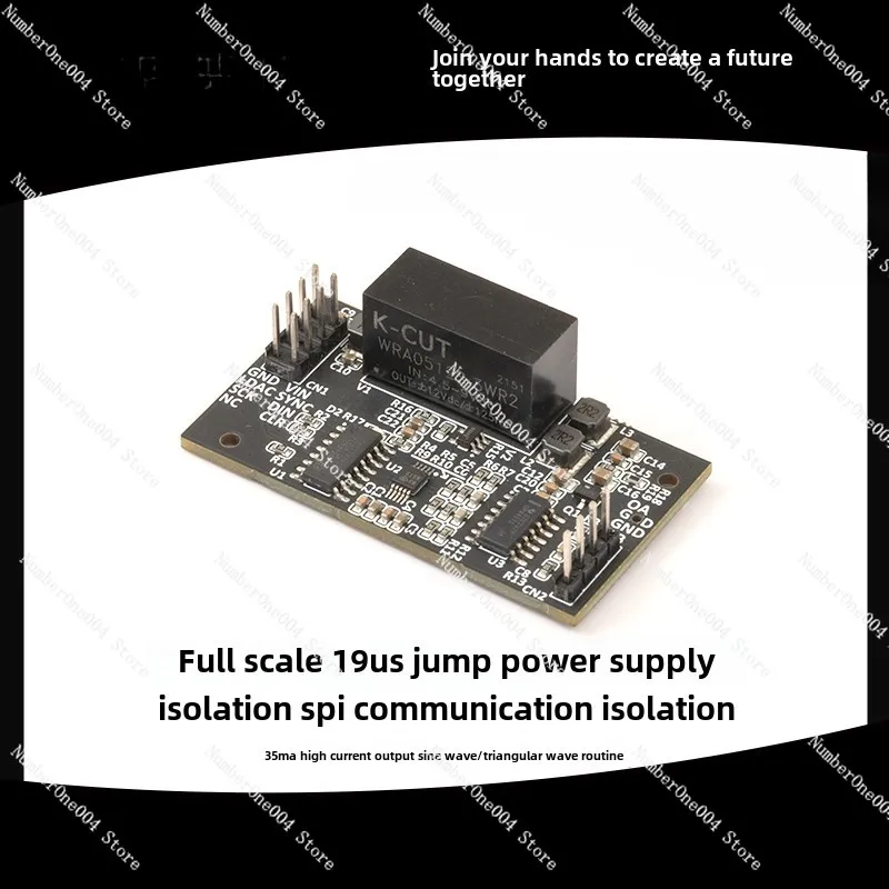 YS-DACVI11 DAC Communication/Power Dual Isolation SPI Communication -10 to+10V Analog Output