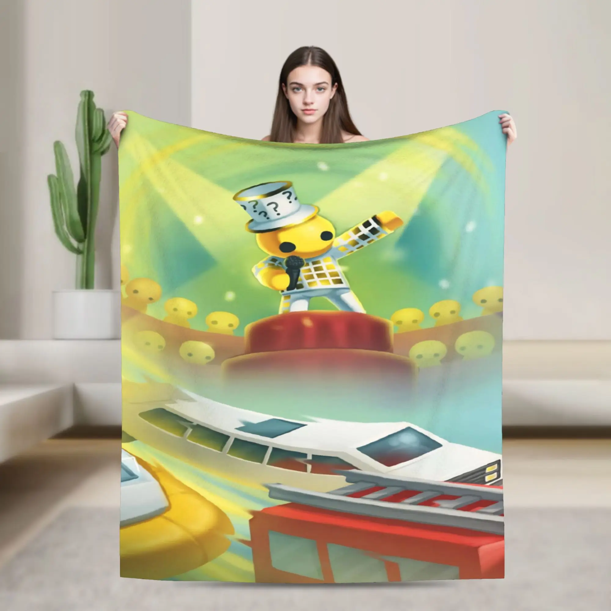 W-Wobblys Lifes Merch Blanket Super Soft Fleece  Throw Blanket Comfortable Bedspreads