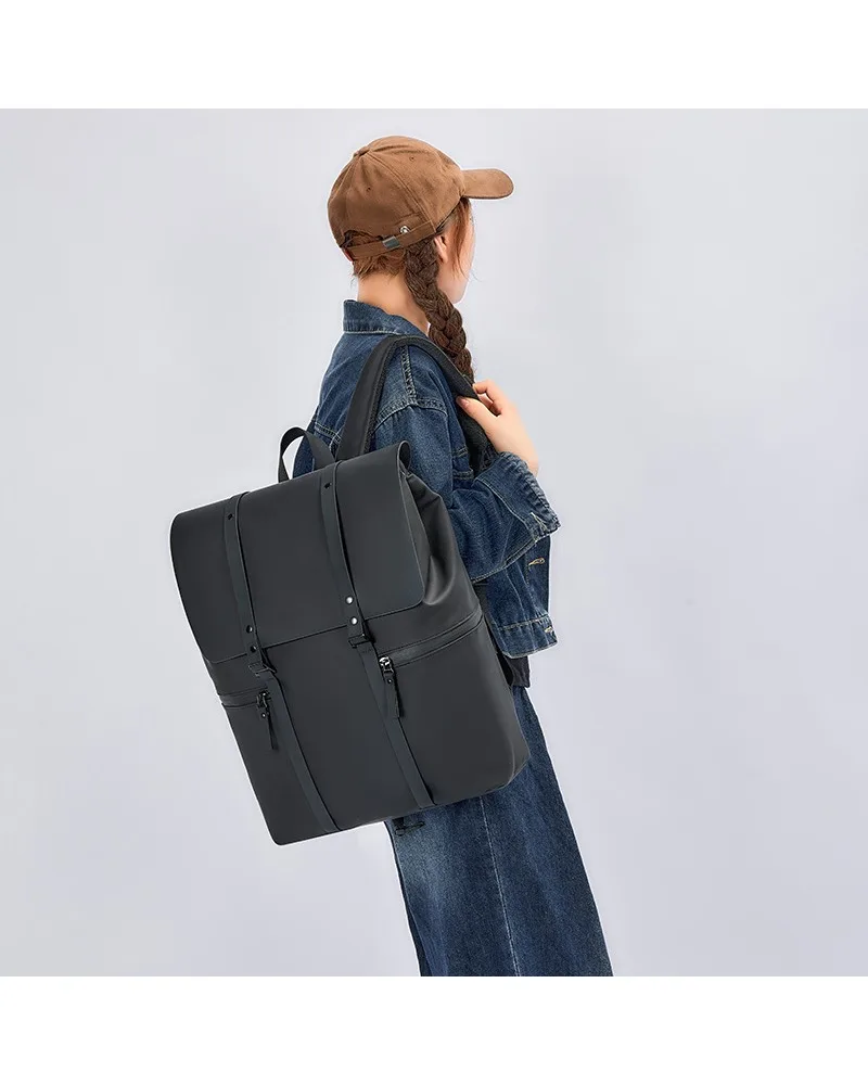 Fashion Nordic style backpack premium waterproof computer business backpack men's and women's travel bag student schoolbag