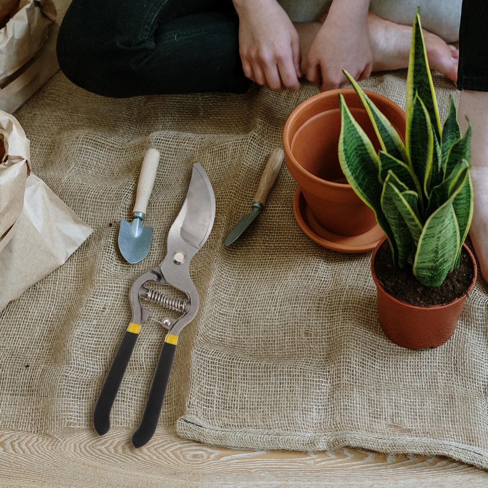 

Pruning Shears Gardening Trimming Tool Lightweight Durable High Efficiency Steel Scissors Portable Non slip Branch Cutting Yard