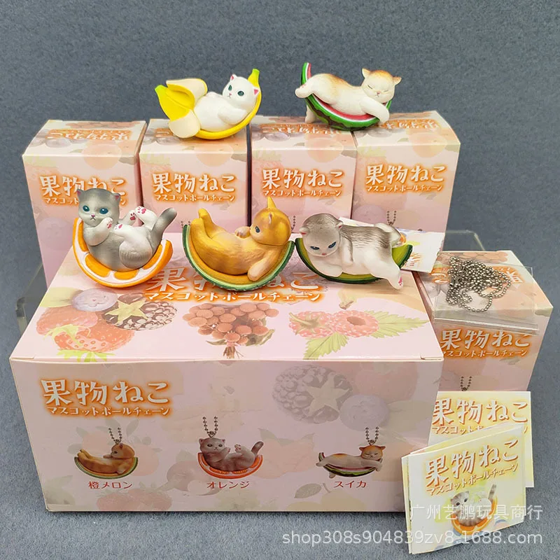 4cm mofuseands gato figura de ação coleção conjunto animal chapelaria boneca kawaii bonito modelo pvc decoração desktop artesanato presentes brinquedos