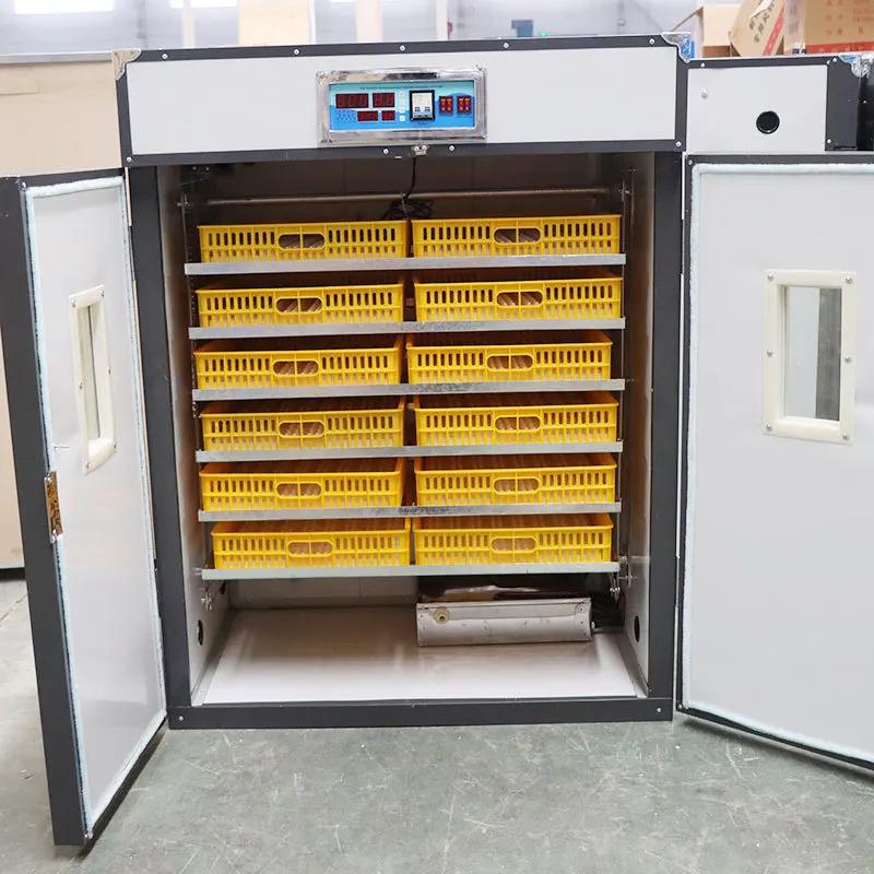 

China's Latest Fully Automatic Dual Power Supply 3000 Egg Incubators 1056Capacity Egg Incubator Discount Price