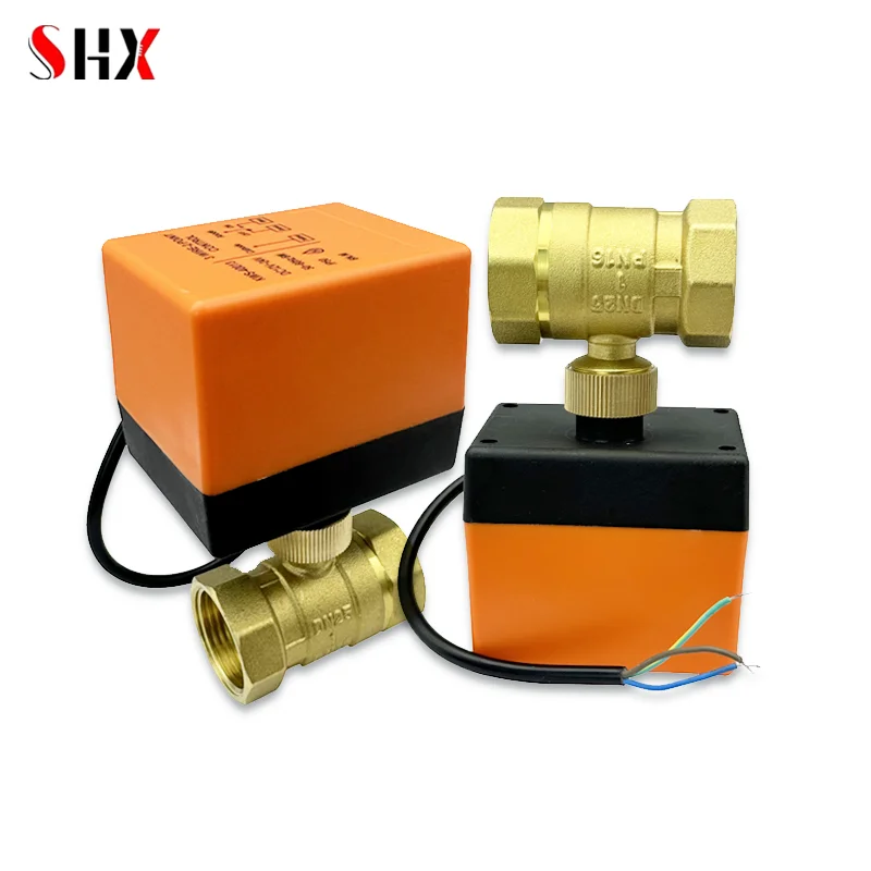 DN15/DN20/DN25 Three-Wire two-control Electric Solenoid Valve 220V AC 12V-24V DC 1/2