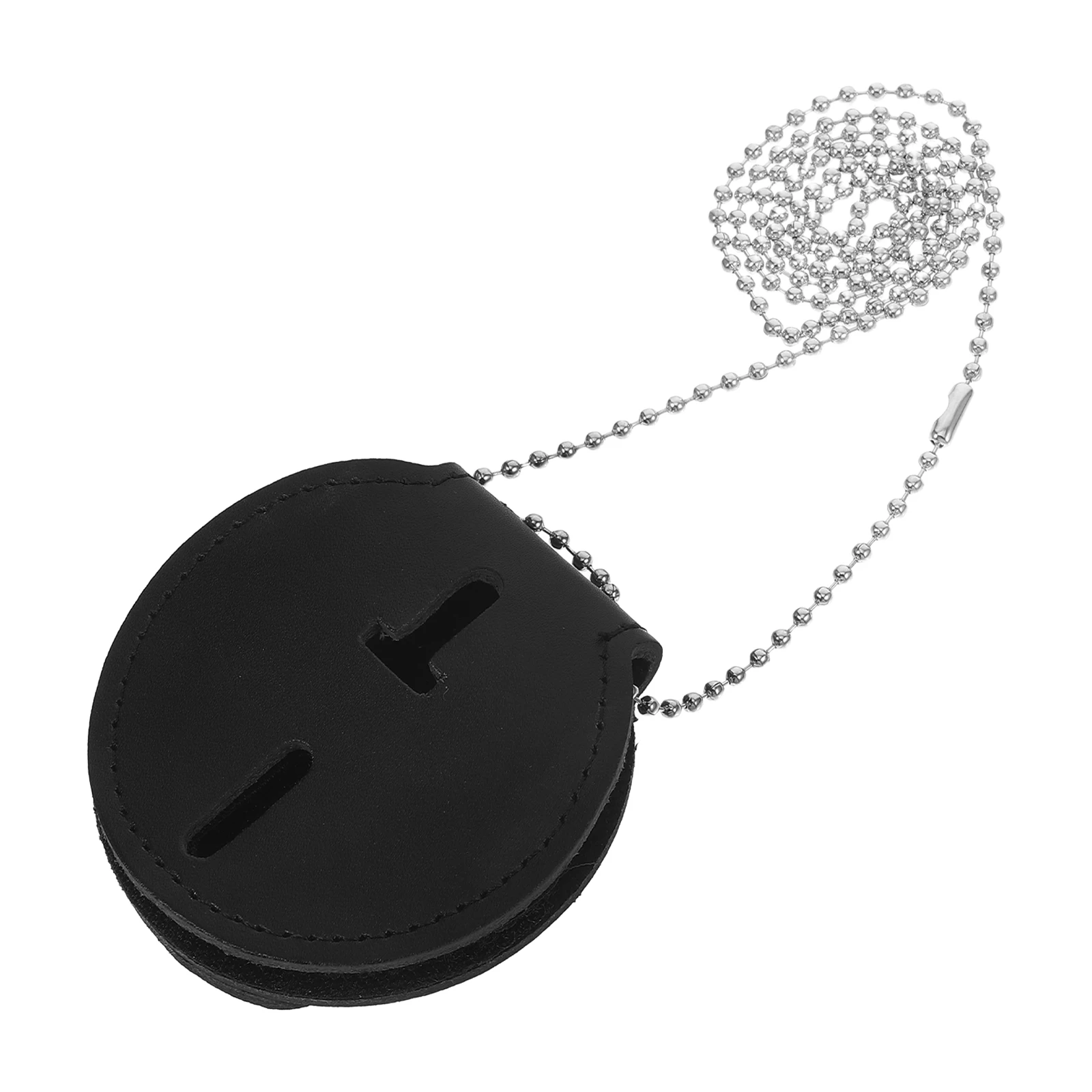 

Badge Holder Document Case Protective Aluminum Alloy Police Badges Multifunctional Id Card Work Permit Pu Bead