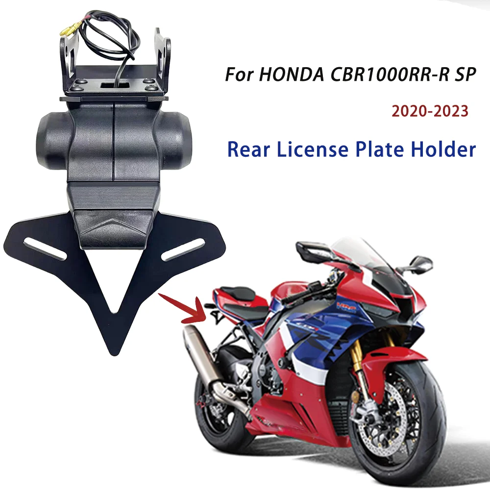 

CBR 1000 RR-R Motorcycle License Plate Holder Fender Eliminator License Plate Light LED For HONDA CBR1000RR-R SP 2020-2023