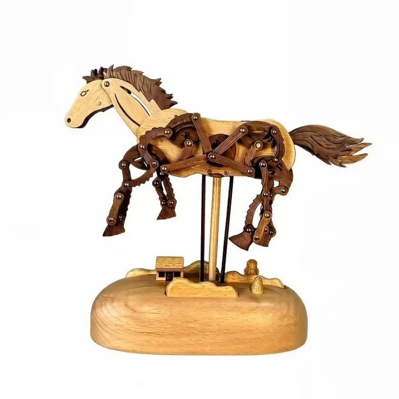 Qianlima Entrance Creative Ornament Healing Year of the Horse Technology Small Production Popular Toys Music Box Music Box