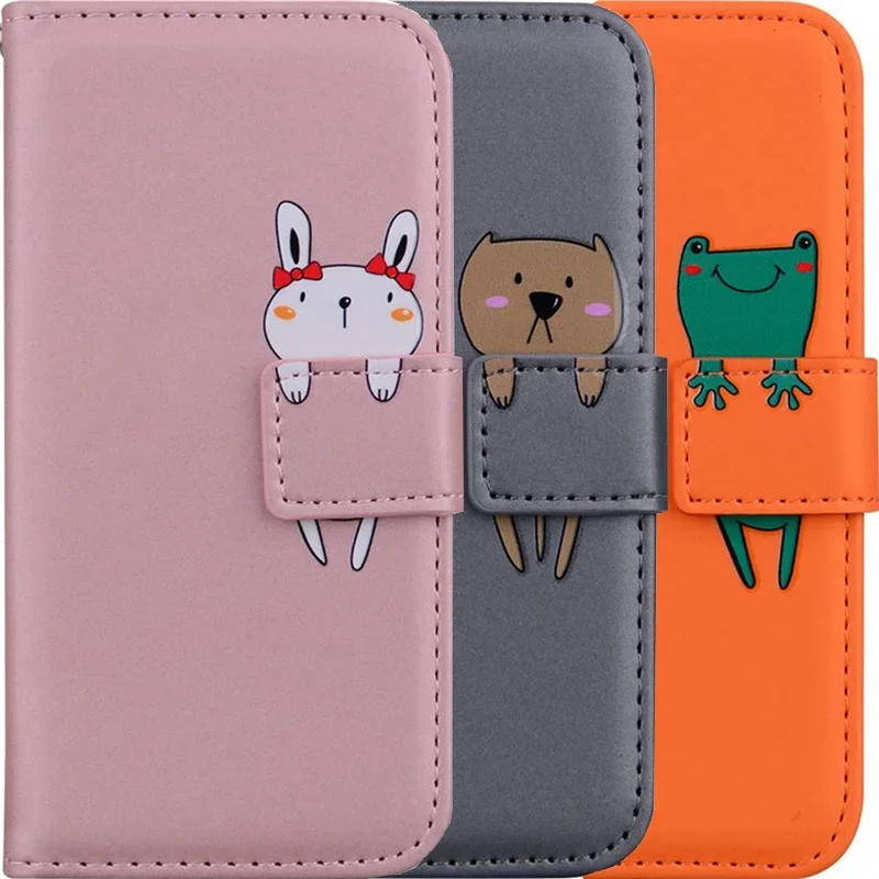 

Pop Cute Pet Flip Case For Apple IPhone 6Plus 16E 16 15 14 13 12 Pro Mini 7 8 Plus Max SE 2020 5 5S Card Wallet Phone Protect Co