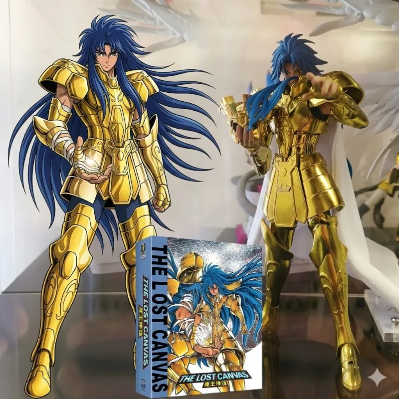 [Envio em 9 Horas] Novo em Estoque Saint Seiya Gemini Deuteros MST LC The Lost Canvas Parte 2 Figura de Ação Metal Armor EX