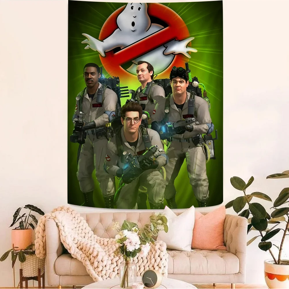 Movie G-Ghostbusters Colorful Tapestry Wall Hanging Bohemian Wall Tapestries Mandala Wall Art Decor