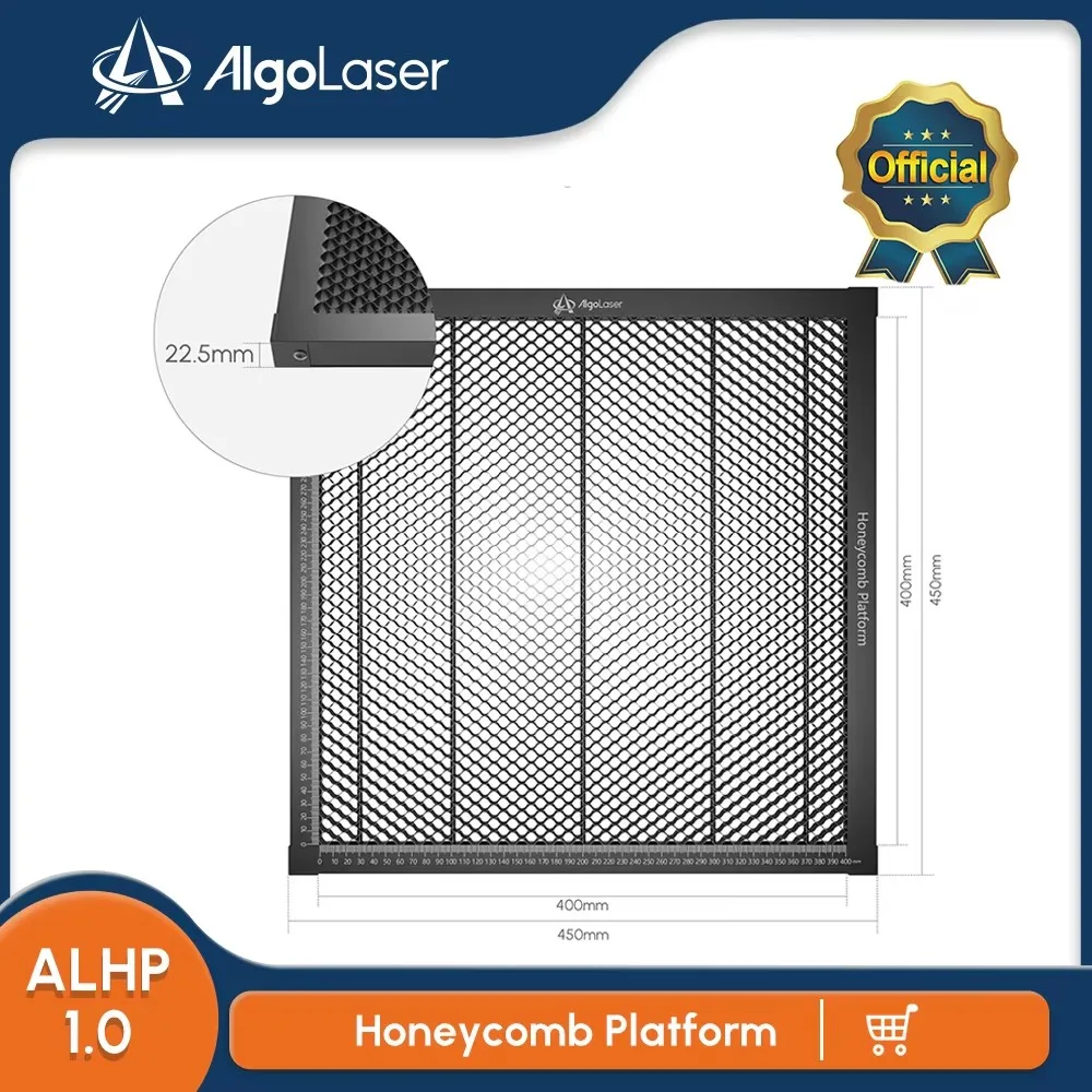 AlgoLaser Honeycomb Working Table for Laser Cutter and Engraver Machine with Aluminum Plate Compatible with All Brands Laser Kit