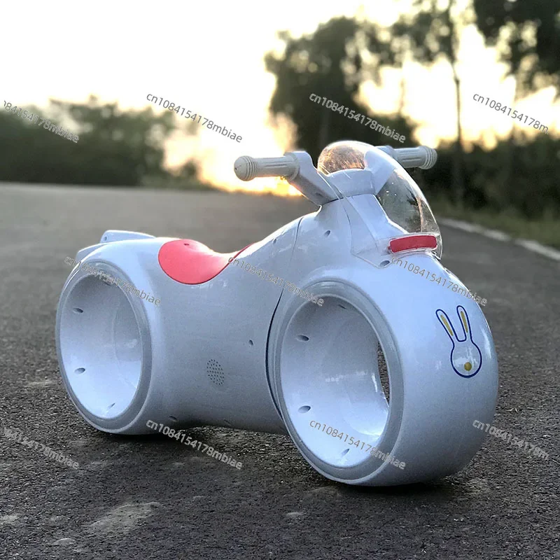 

Children's Electric Balance Scooter 2-8 Years Old Baby Children's Sliding Bicycle Flashing Car Music Car