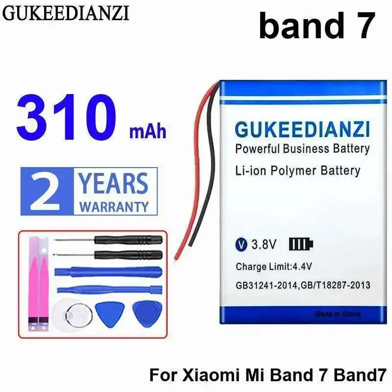

Аккумулятор для часов 310 мАч для Xiaomi MI Band 7 Band 7, замена премиум-класса