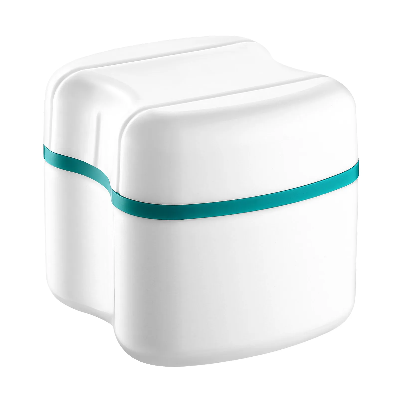 

1 шт. Пластиковый футляр для хранения зубных протезов без запаха, портативный контейнер для фиксаторов, дорожный футляр для искусственных зубов