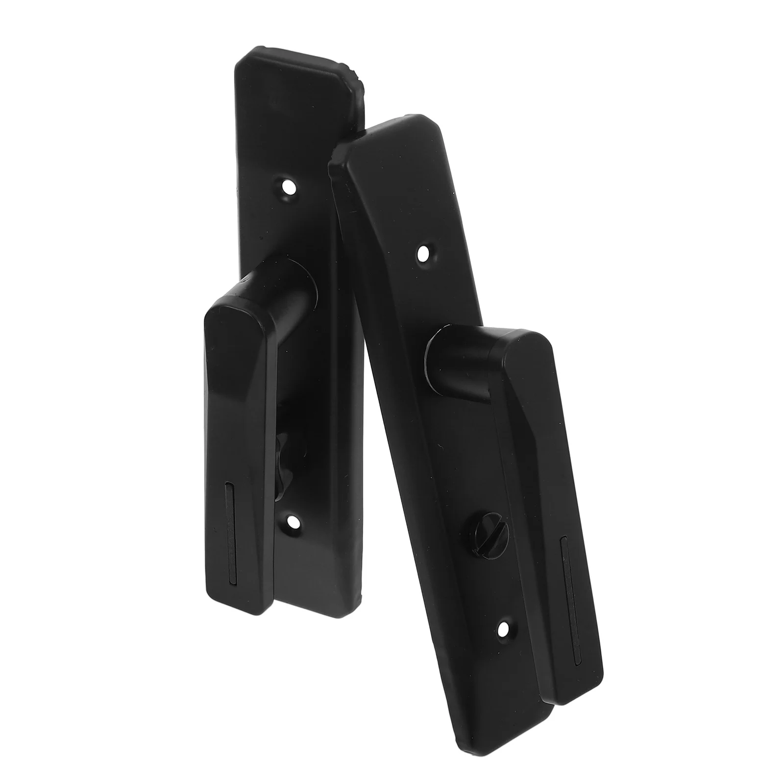 Ручка замка для ванной комнаты, черная двусторонняя внутренняя дверная ручка без ключа, сверхмощный рычажный замок для ванной комнаты, спальни, железная дверная ручка