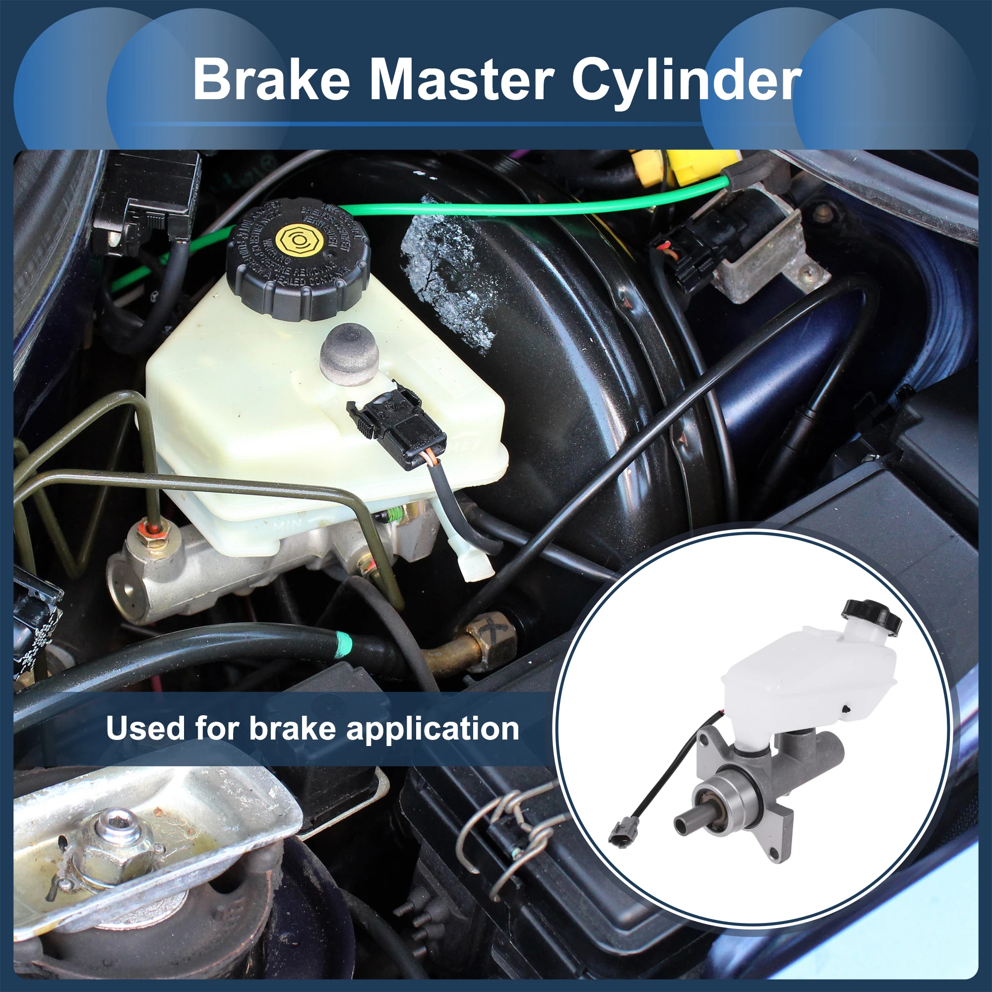 

UXCELL Brake Master Cylinder with Reservoir No.83742807 for Chevrolet Aveo 09-17