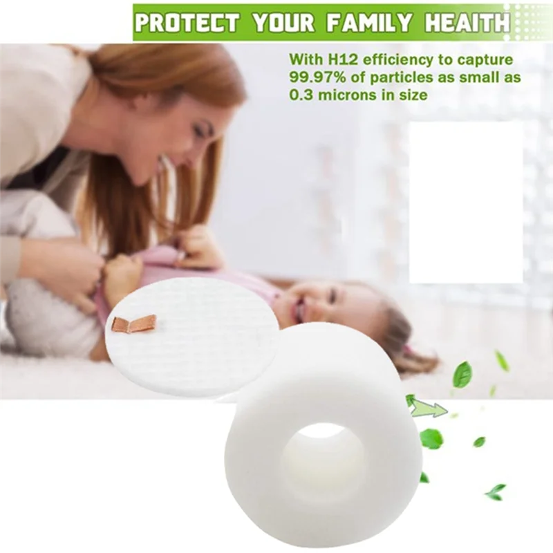 ABVI-5PCS فراغ إسفنجة مرشحة ل القرش IQ RV1001AE RV101 استبدال أجزاء كفاءة التنظيف المنزلي الملحقات