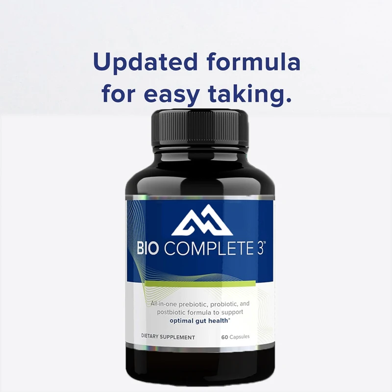 Bio Complete 3- Probiotics and probiotic mixtures support gut health, immune system, and digestive tract supply for 30 days