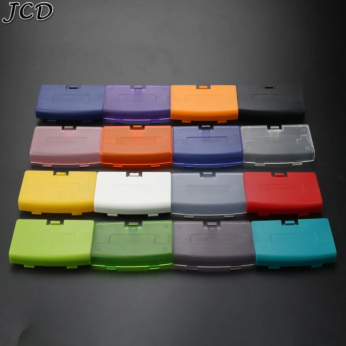 JCD 16 colors  Battery Cover Back Door Lid Replace Housing Back Case For Gameboy Advance GBA Console