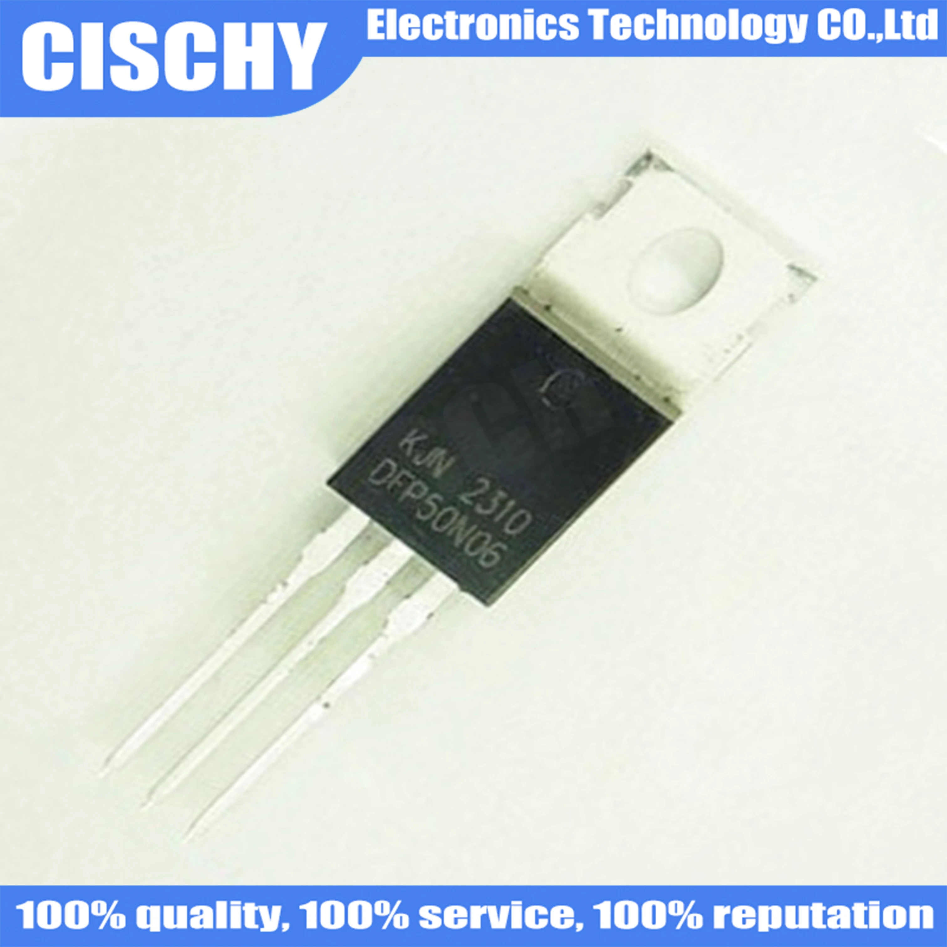 10pcs/lot DFP50N06 FP50N06 TO-220 60V 50A In Stock