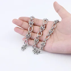 New Hip Hop 316L stainless steel DIY Chain Necklace Bracelet for Men Women High Quality Strong Solid Keel Jewelry