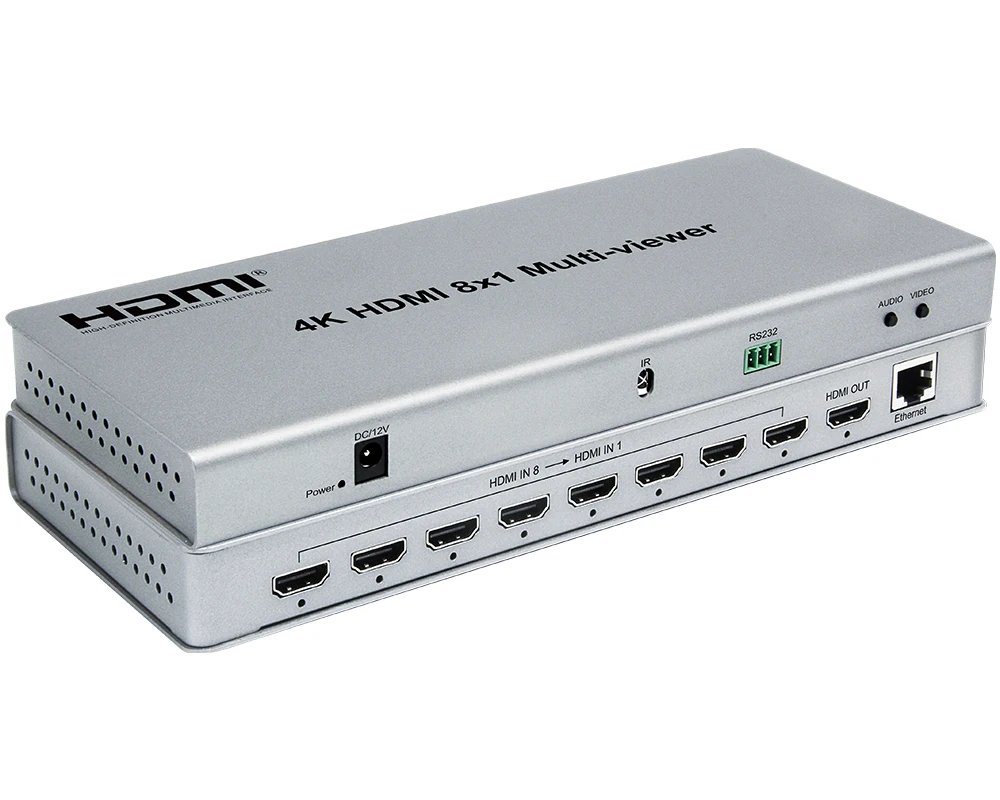 Cheap Price 8x1 HD HDTV Switch Multi-vie wer Seamless Switcher Supports 4K Full HD Converter