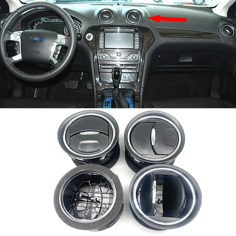 1-4Pcs Car Air Vent 1688403 For Ford Mondeo Galaxy Fiesta S-MAX Car Air-Conditioning Outlet 6M21U018B09-ADW Panel Grille Cover