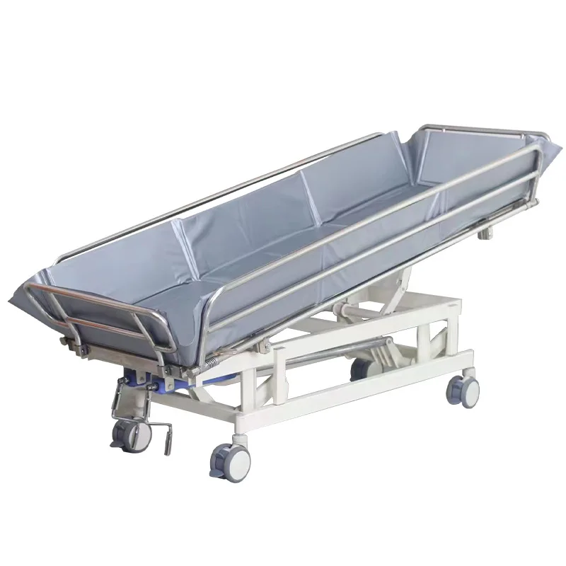 

Bath Trolley Shower Trolley Mattress Shower Hydraulic Stretcher Hygiene Manufacturer for Elderly Disabled