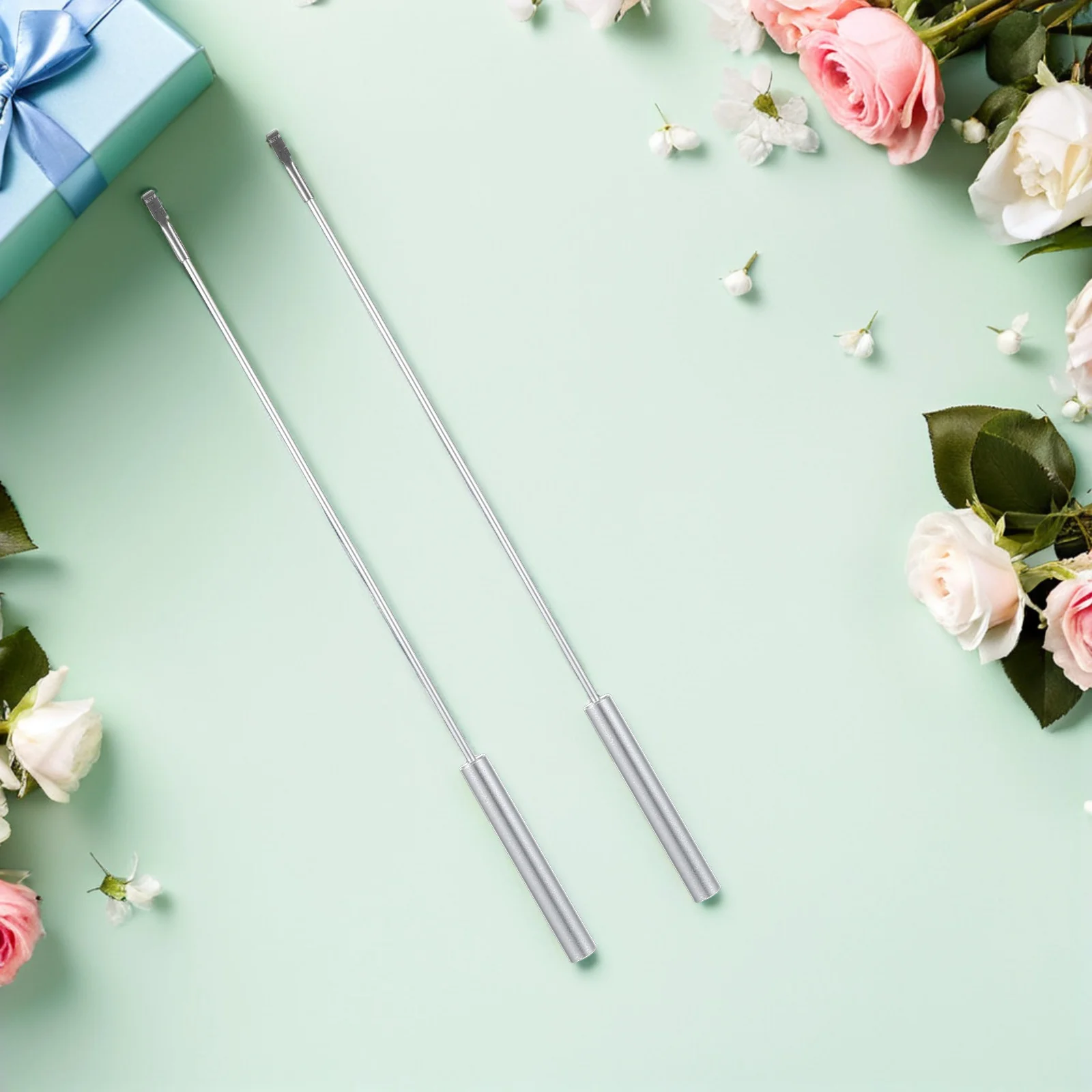 

2Pcs Clock Pendulum Metal Cylinder Mechanical Replacement Parts Quartz Wall Clock Repair Tool DIY Accessories Retro Design