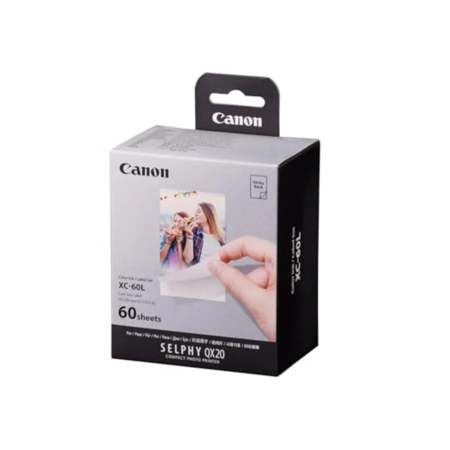 

QX20 Color Ink/Label Set, A6 Size, 60 Sheets, 3.4 x 2.1 Inch
