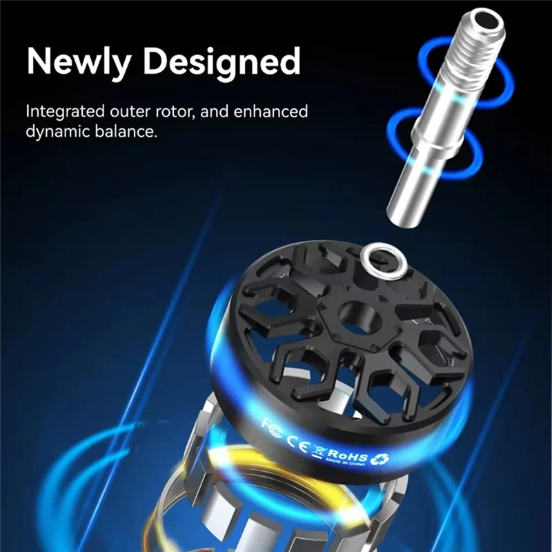 B24C-Motor sem escova 2306.5 1800KV 1PCS Suporte 6S Lipo para RC FPV 5 Polegadas Drone Master5 V2 Racing Quadcopter Freestyle