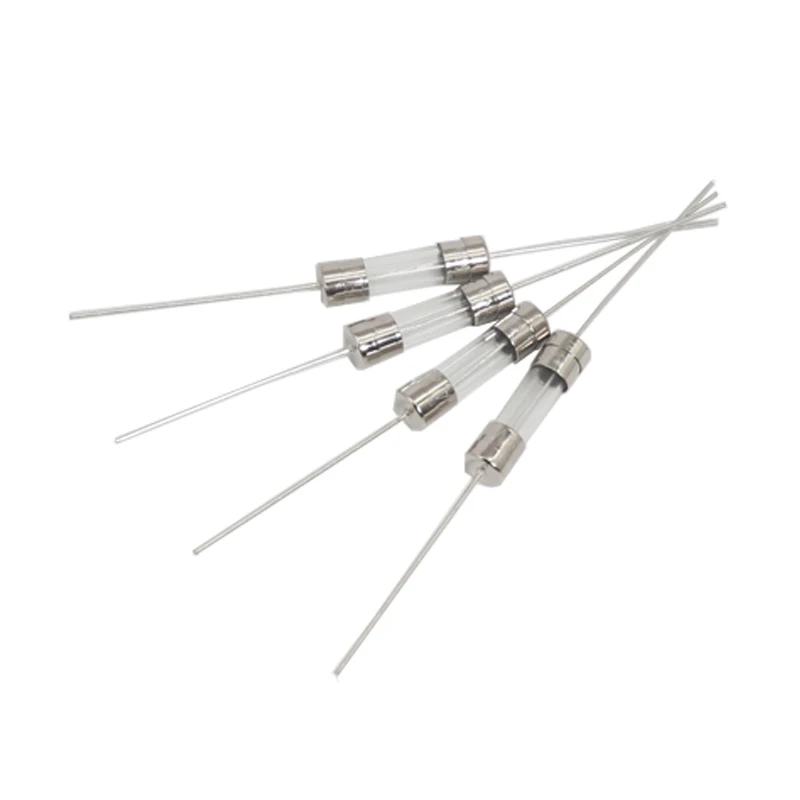 【30-10PCS】Fast-blow Glass Tube Fuse Fast Break With Pin 5X20mm 0.5A 1A 1.5A 2A 3A 3.15A 6A 6.3A 8A 10A 12A 15A 20A Fuses slow-T